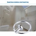 Round Towel Ring Wall-Mounted Towel Ring Convenient Clothes Holder Hanger Hanging Bathroom Storage Holder Hardware Accessories