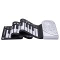 49keys Electronic Piano Foldable Electronic Organ Portable Keyboard Roll Flexible Fold Music Keyboard Electric Instrument Gift