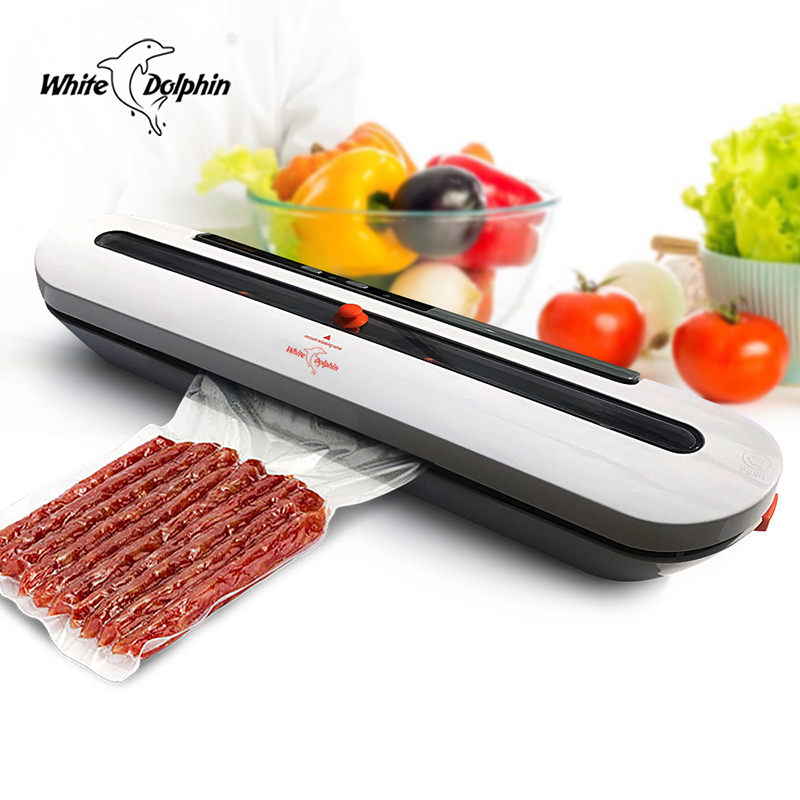 Electric Vacuum Sealer Packaging Machine For Home Kitchen Including 10pcs Food Saver Bags Commercial Vacuum Food Sealing