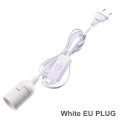 EU US plug 1.8m Power Wire Cord Cable E27 Lamp Holder Bases with switch wire for Pendant LED Bulb e27 Hanglamp Suspension Socket