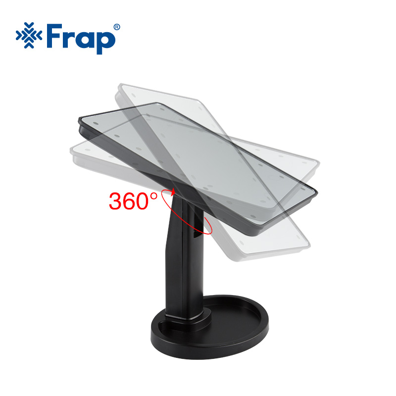 Frap 22 LED Light Touch Screen Makeup Mirror Adjustable USB Cable Use 180 Degree Adjustable Table Make Bath Mirrors Y61008