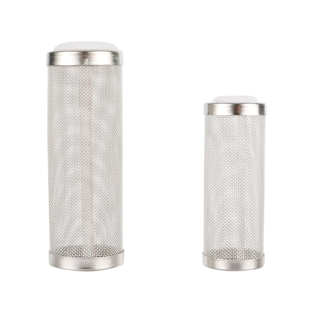 12mm/16mm Fish Tank Filter Stainless Steel Case Mesh Shrimp Nets Special Cylinder Filters Inflow Inlet Protect Aquarium Fittings