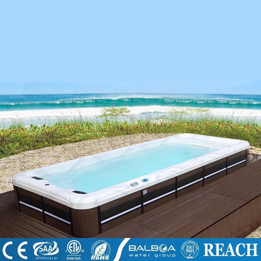 Villa Swim Spa hot tub spa jacuzzi 5.8 meter with swimming machine M-3600A