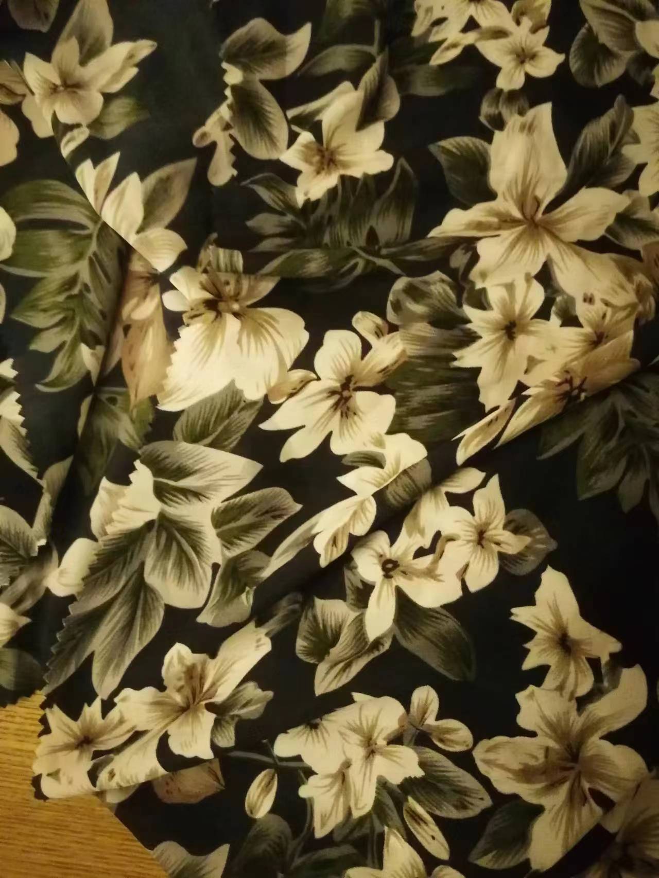 100% POLYESTER WOOLPEACH PRINTED FABRIC 2