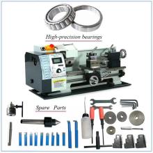 WM210V Digital Metal Lathe/850W Brushless Motor All MetalGear Lathe/38mm Spindle Bore Hole +125mm Chuck Mini Lathe Machine