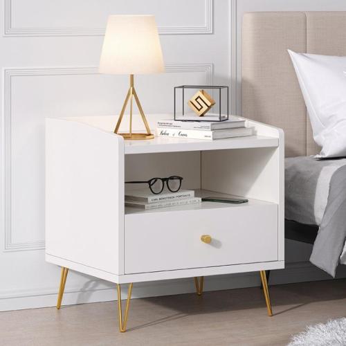 Supply Simple and modern bedroom bedside table with High Quality