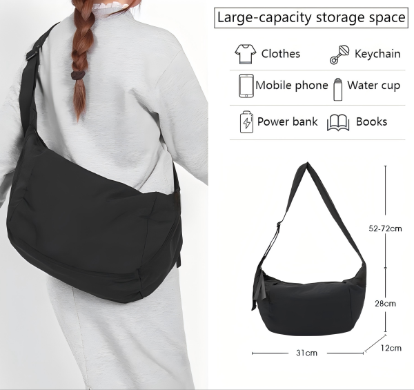 Lightweight and waterproof women's crossbody bag