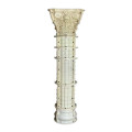 30cm (11.8in, Internal Diameter)ABS Multi Pattern Durable Round Concrete Roman Pillar TOPMold with Beak, Leaves &Plain Embossing