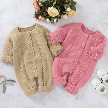 Newborn Baby Sweater Autumn Winter Clothes Baby Long Sleeve Knitting Rompers Jumpsuit Casual Baby Boys Girls Sweaters