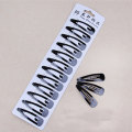 12PCS/Pack New Simple Black Hair Clips Girls Hairpins BB Clips Barrettes Headbands For Womens Hairgrips Hair Accessories 2 Sizes