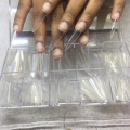 500pc/Box Stiletto Nail Tips Clear/Natural False Fake Nails French Artificial False Nail Tips Design Extra-Long Fingernail Claw