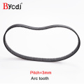 Arc HTD 3M Timing belt C=585 588 597 600 width 6-25mm Teeth195 196 199 200 HTD3M synchronous pulley 585-3M 588-3M 597-3M 600-3M