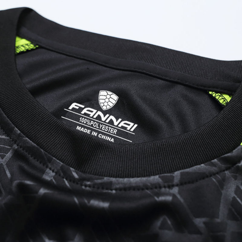 FANNAI Men Sport T Shirt Quick Dry Tops Tees Printed Shirts Fitness Men's Running Clothes Short sleeve Sports Soccer Sportswear