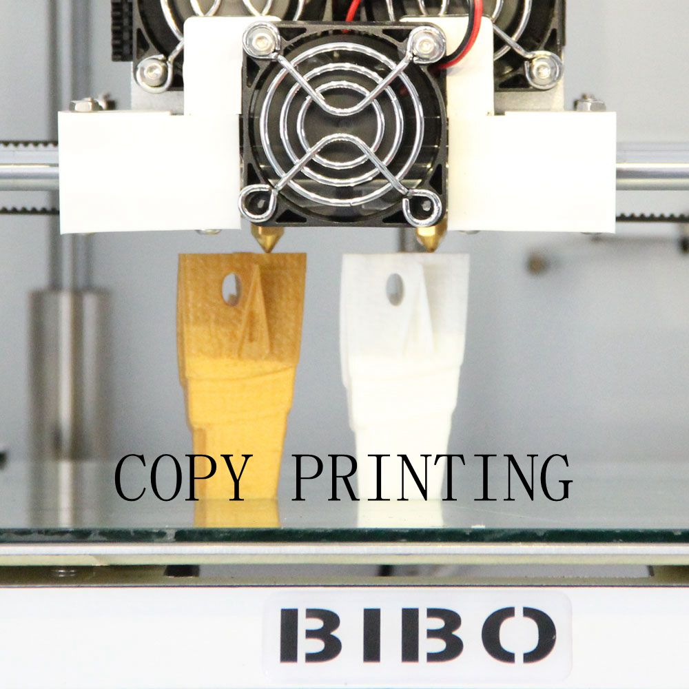 BIBO 2 3D Printer Cut Printing Time In Half Sturdy Frame Dual Extruders Print Multiple Materials 3д принтер Not DIY