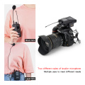 EYK EW-C02 30 Channel UHF Wireless Dual Lavalier Microphone System 60m Range for DSLR Camera Phone Interview Recording Lapel Mic