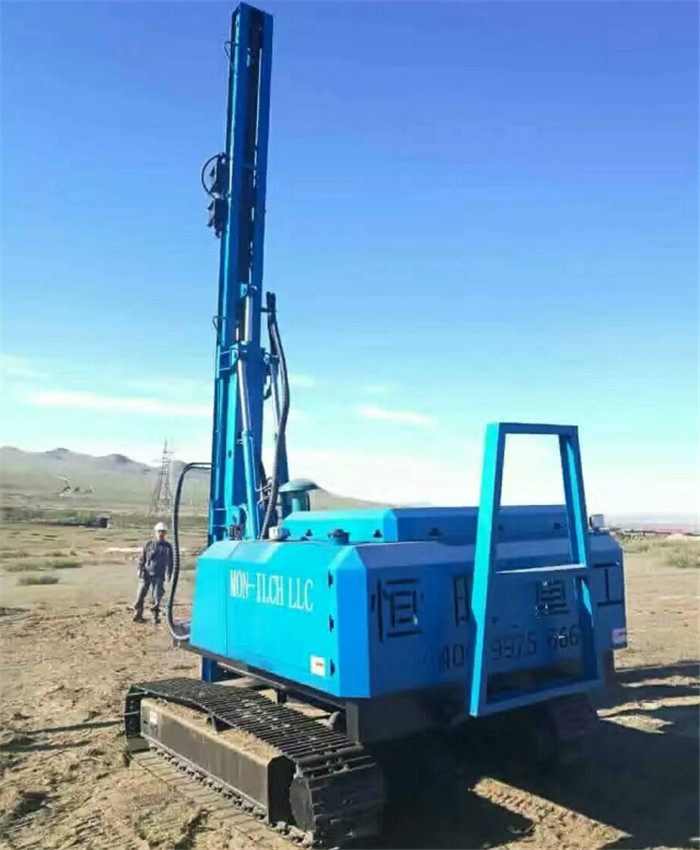 hydraulic crawler solar pile driver for photovoltaic
