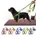 Nylon Pet Vest Harness Adjustable Dog Harness Leash Set Reflective Pet Harness Collar Reflective Dog Cat Leash Lead Pet Supplies