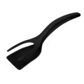 Multifunctional 2 in 1 Non-Stick Bread Egg Turners Cooking Tongs Gadgets For Kitchen Utensils Silicone Spatula Cooking Tool