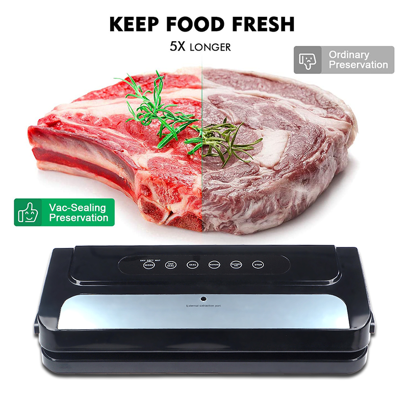 Vacuum Packing Machine Sous Vide Kitchen Food Preservation Vacuum Sealer With 10pcs Bags Electric Home Business Packing Machine