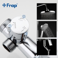 FRAP Sanitary Ware Suite bathroom shower faucet bath shower mixer sets taps rainfall shower head set waterfall bathtub faucet