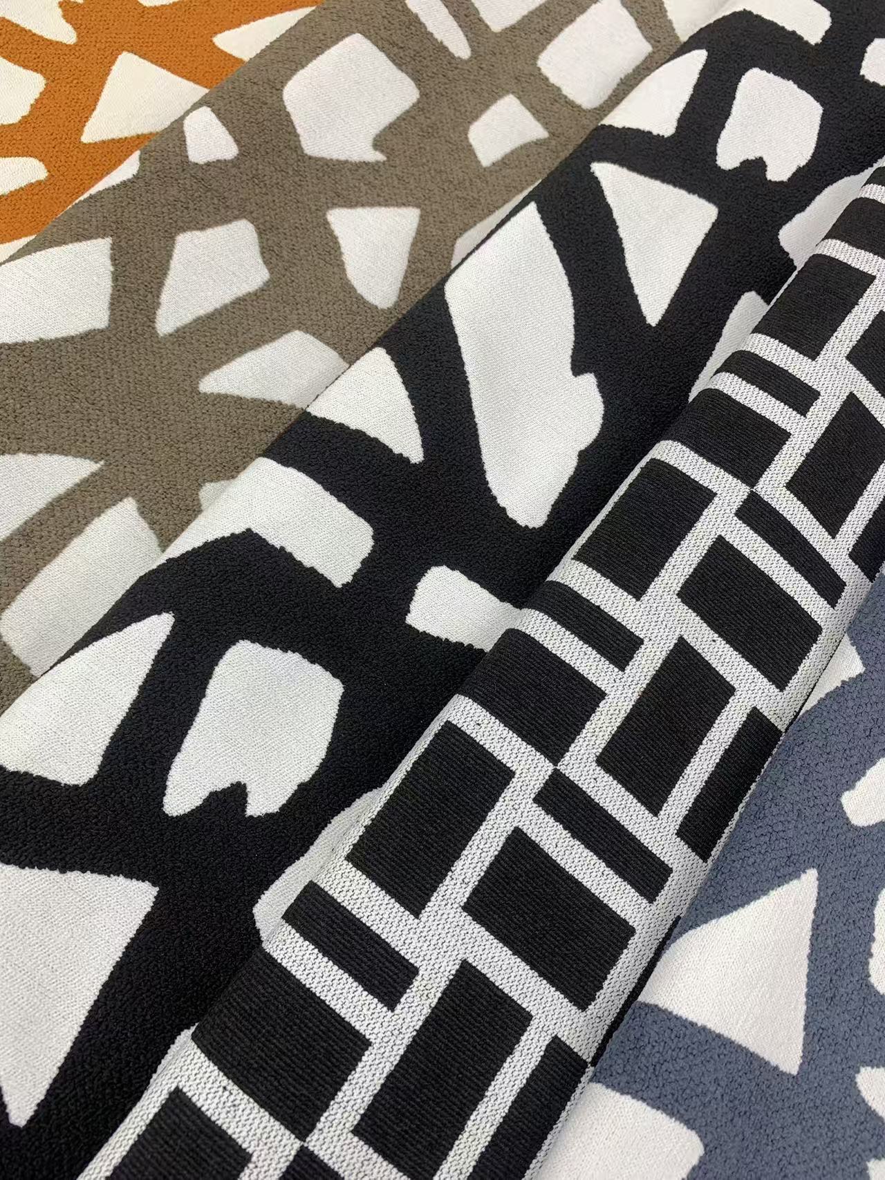 Multi Color Geometric Upholstery Fabric