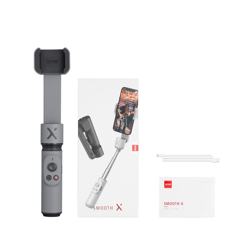 ZHIYUN Official Smooth X Selfie Stick Phone Handheld Gimbals Stabilizer Palo Smartphones for iPhone Huawei Xiaomi Redmi Samsung