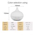 400ML Wood Grain Aroma Diffuser Ultrasonic Cool Mist Air Aromatherapy Humidifier for Home Office Essential Oil Diffuser