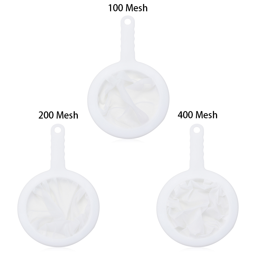 100/200/400 Mesh Nylon Filter Mesh Fine Coffee Milk Strainer Spoon For Soy Yogurt Kitchen Dining Gadgets Net Strainer