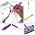 2in1 Capacitive Pen Touch Screen Drawing Pen Stylus with Conductive Touch Sucker Microfiber Touch Head for Tablet PC Smart Phone