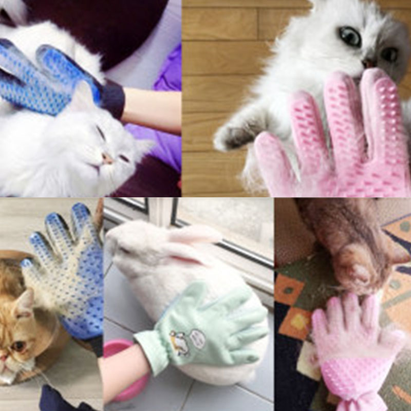 Pet Cat Grooming Glove For Animal hair Brush Comb Cleaning Deshedding Pets Products for Cat Dog Removal Hairbrush Accessories