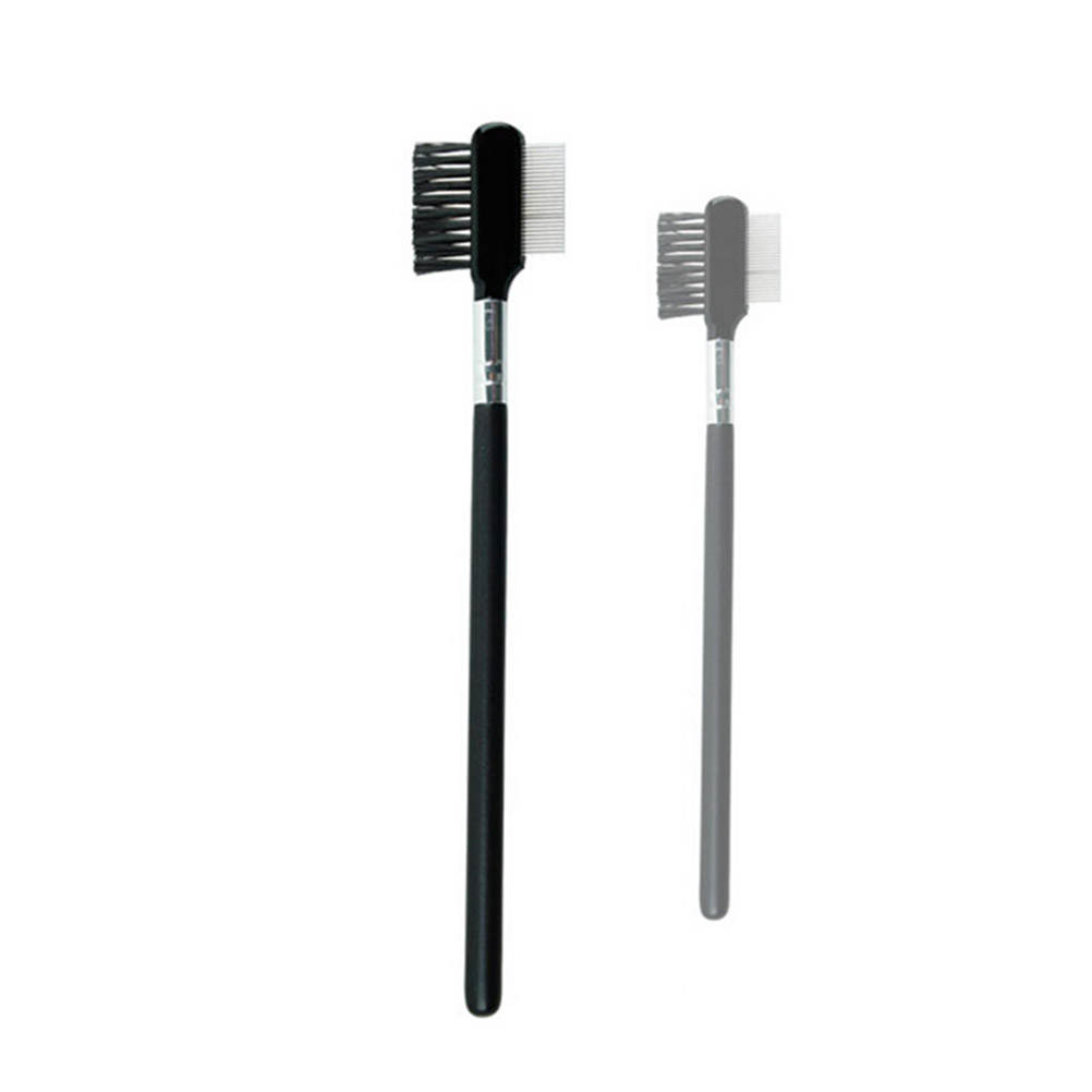 Brow Comb 2 in 1 Eyebrow Beauty Tool Eyebrow Makeup Brush Eyebrow Paint Trimming Eyebrow Comb Make Up Eyelash Brush