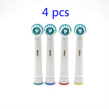 4 pcs for Oral B Original Genuine Dual Deep Clean Compatible for Cross Action Power Electric Replacement Toothbrush Heads