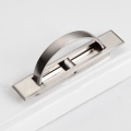 Tatami Hidden Door Handles Zinc Alloy Recessed Flush Pull Cover Floor Cabinet Handle Bright Chrome Dark Furniture Hardware