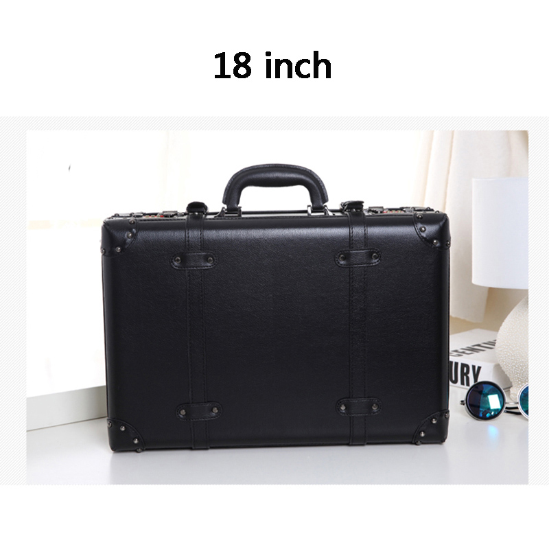 LeTrend Retro Rolling Luggage Set Spinner Women Password Trolley 24 inch Suitcase Wheels 20 inch Vintage Cabin Travel Bag Trunk