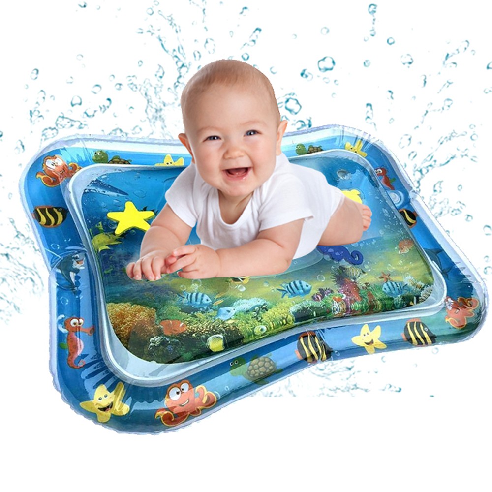 Bath Pillows Water Play mat Inflatable thicken PVC infant Tummy Time Baby Pet Playmat Toddler Fun Activity Play Center water LD