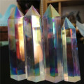 1pc Aura Angel clear crystal stones wand point melting minerals for healing quartz stone gift home decoration