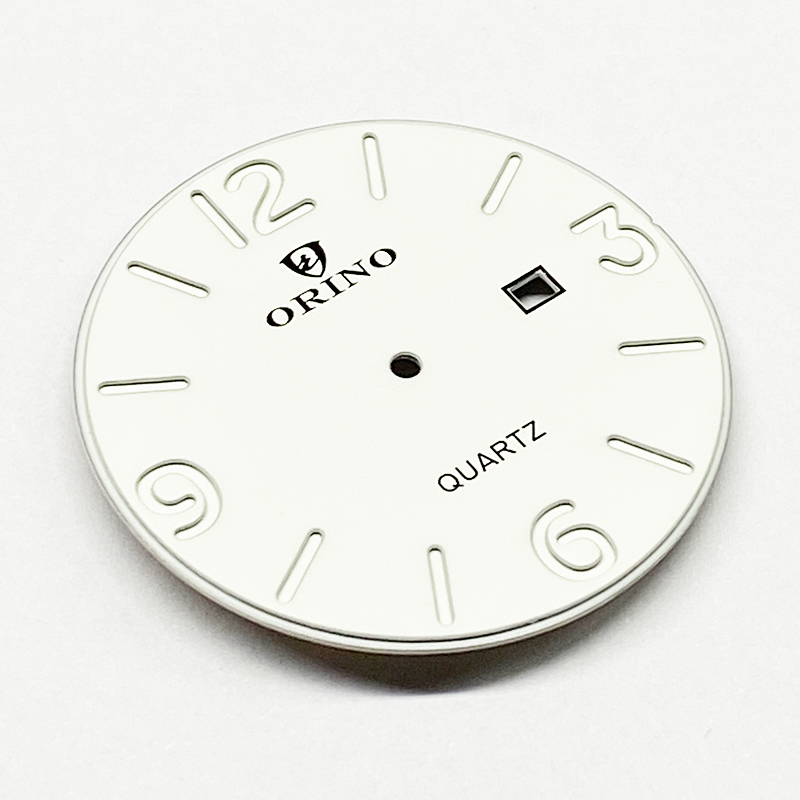 middle in lume watch dial 
