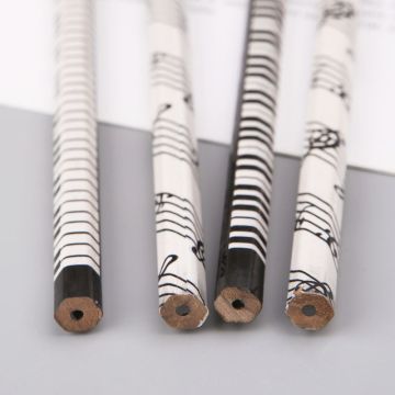 4pcs Musical Note Pencil HB Standard Pencil Music Stationery Piano Notes School Student Gift R9JA