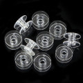 10 Clear Plastic Bobbins Sewing Machine Tools Empty Bobbins For Brother Janome Singer Sewing Machines Portable Tools 919