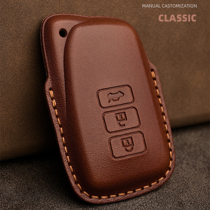 Leather Car Key Cover Case for Lexus NX GS RX IS ES GX LX RC 200 250 350 LS 450H 300H Keychain Keyring Accessories Key Case