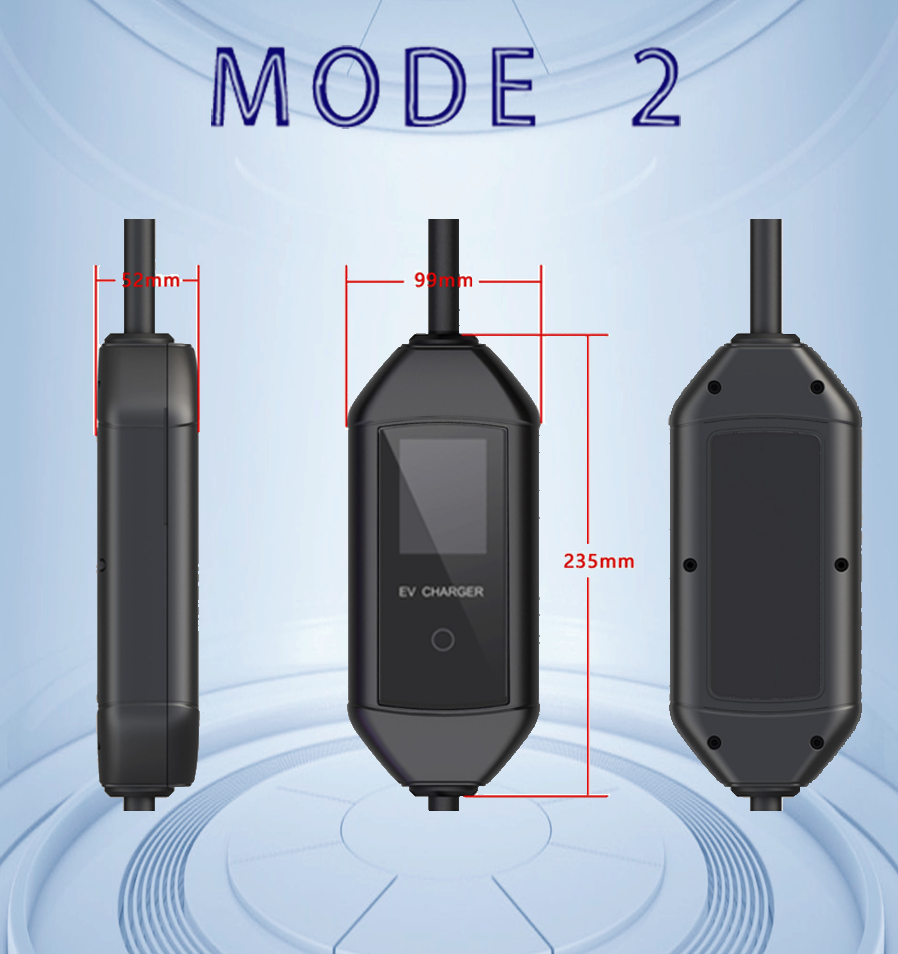 3.5kW 7kW Portable Single Phase AC car charger