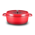 Hot Sale French Aluminum Die-casting Oval Casserole