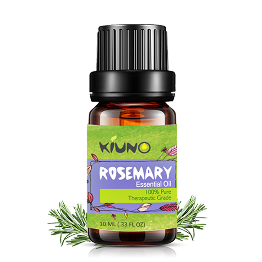 KINUO 10ML Rosemary Essential Oils for Aromatherapy Diffusers Lavender Tea tree Lemongrass Orange Rosemary Oil Home Air Care