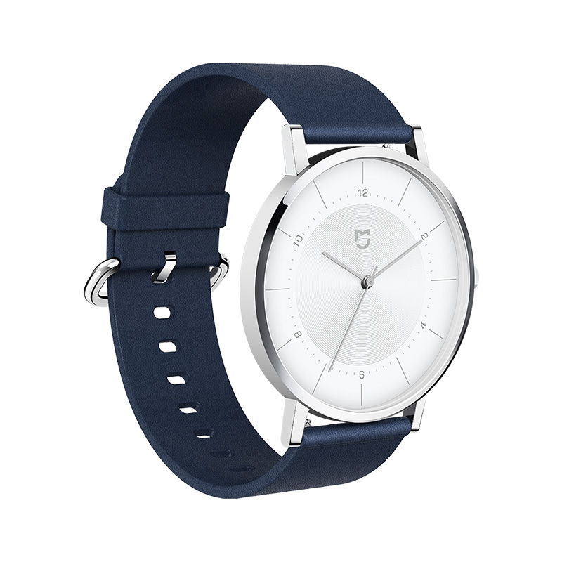 Original Xiaomi Mijia Quartz Watch / 30M Waterproof / 316L Stainless Steel Case / Leather Strap / Two Years Life / Men and Women