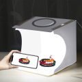 Led Mini Lightbox Products Shoot Light Box Easy Used Photo Studio Softbox Photography Box Photo Background Kit For DSLR Phone