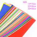 High Quality Mix Colors Non Woven Felt Fabric 1mm Thickness Polyester Cloth Felts DIY Bundle For Sewing Dolls Crafts Free ship