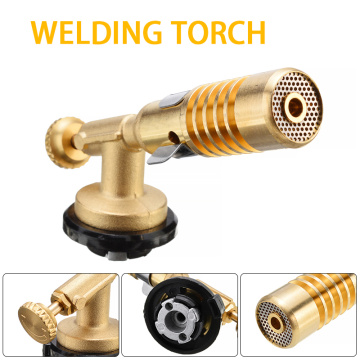 1Pc Professional Brazing Welding Nozzle Blow Torch Propane Druable Brass Gas Plumbing Torch Welding Soldering Supplies