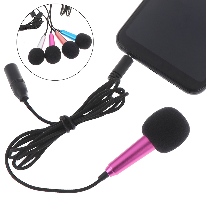 Handheld Mic Portable Mini 3.5mm Stereo Mic Audio Microphone For The Mobile Phone Accessories