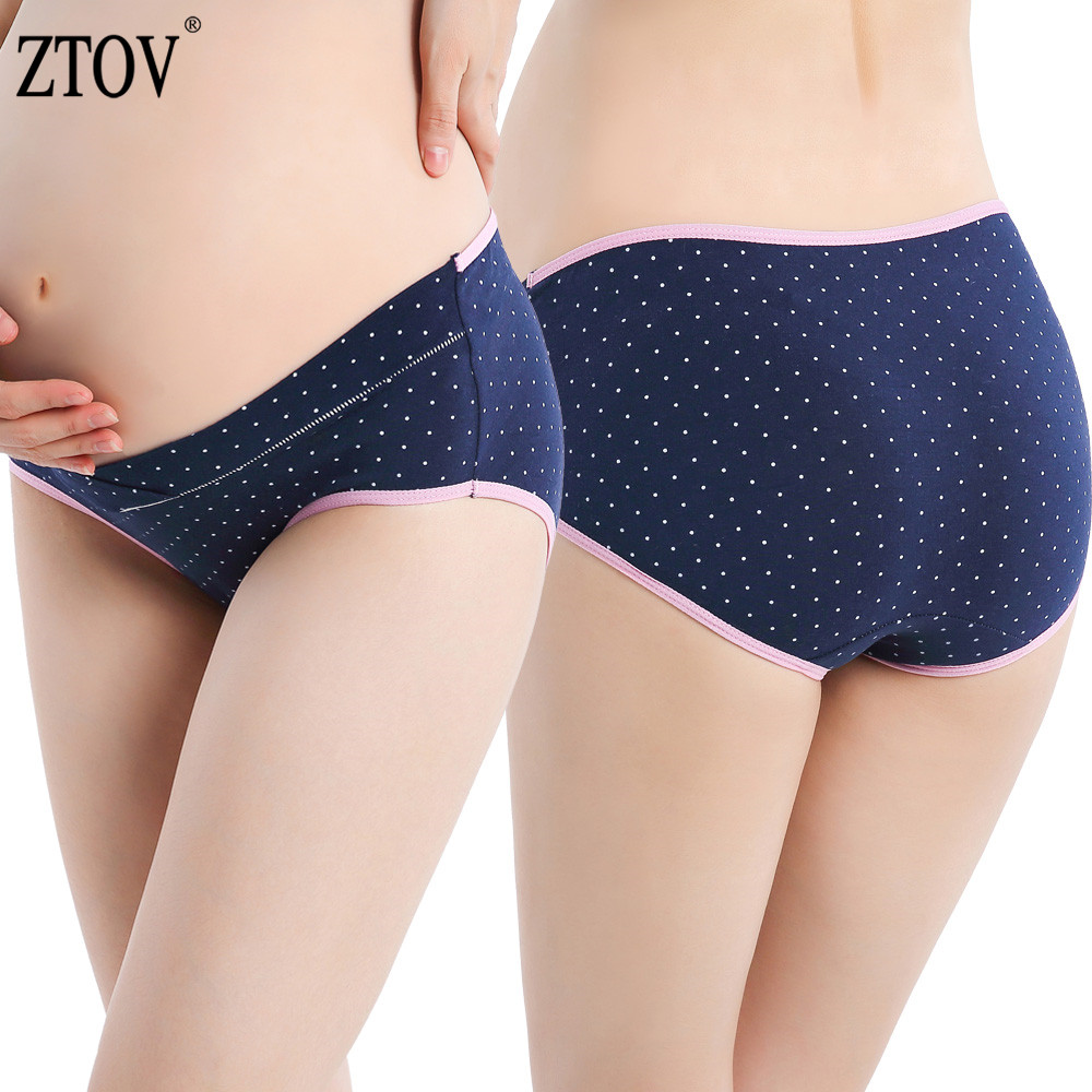 ZTOV 1 Pcs Maternity Underwear Cotton Maternity Panties for Pregnant Women Pregnancy Clothes Low Waist Briefs Intimates Shorts