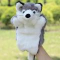 1 PCS Baby Fox Hand Puppet Lovely Cartoon Animals Toys Kids Doll Plush Toys Children Kindergarten Teaching Toys Brown